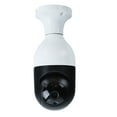 thumbnail image 2 of Cámara de seguridad con bombilla E27, 1080P, inalámbrica, 360 grados, con wifi 5G, detección de movimiento inteligente y video en blanco., 2 of 9