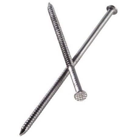 

Simpson Strong Tie S10SND5 10d Cedar and Redwood Siding Nails 3-Inch 14 Gauge 304 5-Pound Stainless Steel by Simpson Strong-Tie