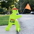 thumbnail image 2 of Step2 Kid Alert! V.W.S. Safety Sign, Kids at Play Signage for Neighborhoods, 32-Inch Tall Reflective Caution Sign with Warning Flag, 2 of 7