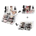 thumbnail image 3 of CNKOO 2pcs/set Acrylic Jewelry Cosmetic Storage Display Box Makeup Organizer Case, 3 of 10