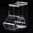 thumbnail image 1 of Hamster Food Feeder Clear Refillable Hamster Food Dispenser Small Animal Feeder, 1 of 10