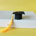 thumbnail image 4 of 10 Pcs Graduation Cap Cake Toppers with Tassel - Doctor Master Seasonal Party Decorations, 4 of 8