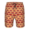 thumbnail image 3 of Salouo Red Cars Pattern Swim Trunks for Men,Men's Hawaiian Bathing Suit Swimsuits Quick Dry Swimming Board Shorts Beach Shorts with Pockets-3X-Large, 3 of 6