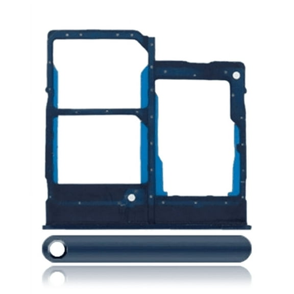 Replacement Dual Sim Card Tray Compatible With Samsung Galaxy A20E (A202 / 2019) (Blue)