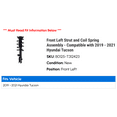 thumbnail image 2 of Front Left Strut and Coil Spring Assembly - Compatible with 2019 - 2021 Hyundai Tucson 2020, 2 of 2