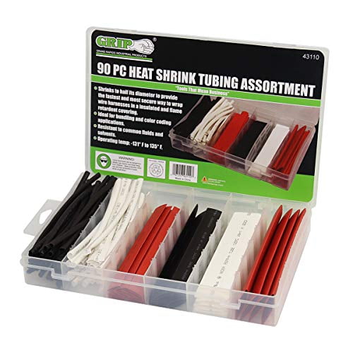 Grip 90 Piece Heat Shrink Wire Wrap Assortment
