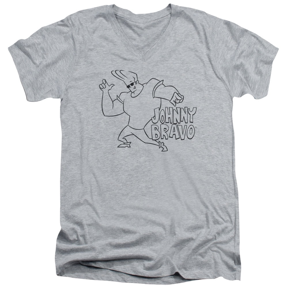 Johnny Bravo Jb Line Art Adult Tank Top