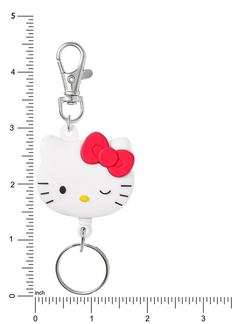Sanrio Girl's Tween Hello Kitty Retractable ID Badge Reel Holder