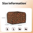 thumbnail image 5 of Daiia Forest Squirrel Pattern 2 slice Toaster Cover, Toaster Appliance Dust-proof Cover For Kitchen Small Appliance Dust Cover and Fingerprint Protection, 5 of 7