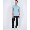 thumbnail image 5 of Real Essentials 3 Pack: Men's Jersey Cotton Short Sleeve Polo Shirt - Breathable Performance Polo (Available in Big & Tall), 5 of 7
