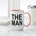 thumbnail image 4 of CafePress - The Man: Mug - 15 oz Ceramic Large White Novelty Mug, 4 of 4