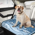 thumbnail image 4 of Washable Pet Pee Pads with Super Absorbent Reusable Training Pads for Dogs & Cats Snowflakes and Houses, 4 of 6