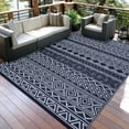 thumbnail image 5 of Sunvasagoo Waterproof Reversible Outdoor Rug – Lightweight Portable Patio MWaterproof Reversible Outdoor Rug – Lightweight Portable Patio Mat for Camping, RV, Deck, Porch – UV & mark Resistant, 5 of 51