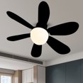 thumbnail image 1 of Ventilador de techo Luz LED E27 Base Control remoto LED Mini ventilador de techo con extensor, 1 of 8