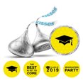 thumbnail image 1 of Darling Souvenir Candy 190 Pcs Graduation Theme Stickers DIY Chocolate Labels-Yellow, 1 of 2