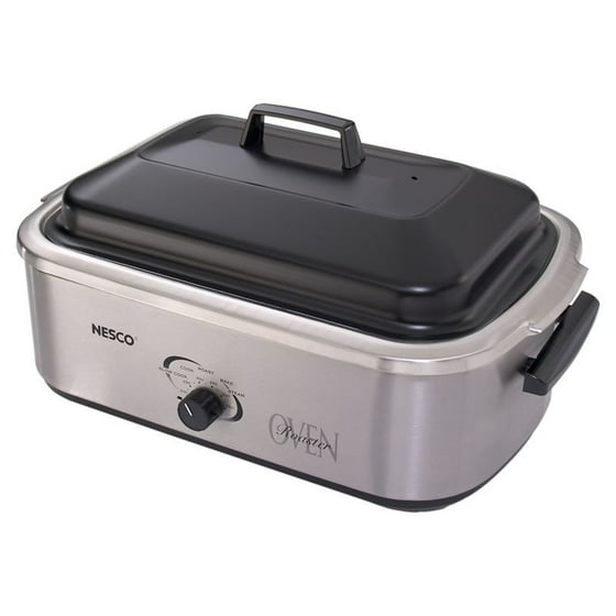 Nesco 48182520 18 qt. Roaster Oven Stainless Steel