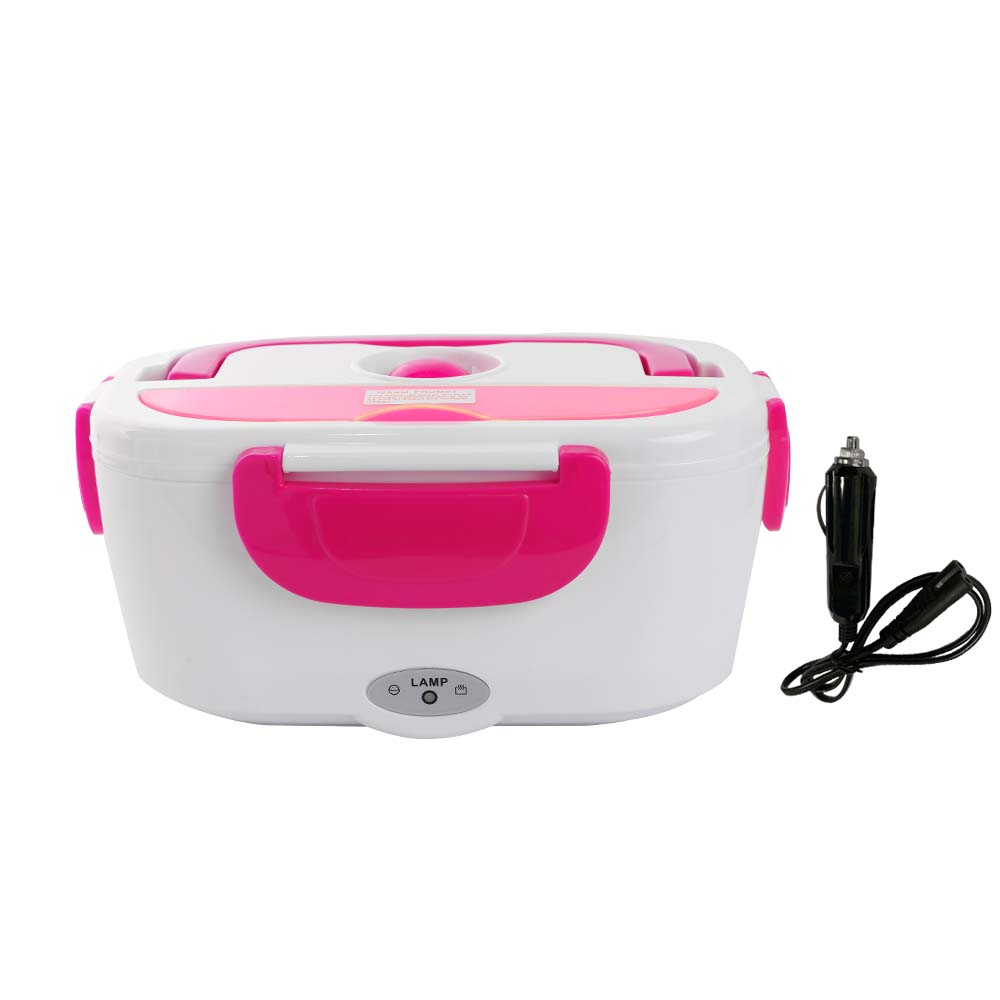 12V Portable Electric Heated Car Plug Heating Lunch Bento Box Rice