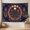 B, variant on XaaKee Room Tapestry, Daffodil Phase Design Lunar Cycle, High-Quality Polyester Tapestry Wall Hanging, 60x40Inch