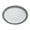 Black/White, variant on G.E.T. Melamine Plastic Oval Serving / Dinner Platter, 9.75" x 7.25", Diamond Chexers (Set of 4)