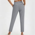 thumbnail image 5 of Yievot Women's Golf Pants Stretch Work Ankle Pants High Waist Workout Yoga Pants with Pockets for Travel Casual, 5 of 8