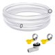 thumbnail image 1 of 10Ft Portable Air Conditioner Drain Hose, AC Drain Hose Kit, Drain Hose for Air Conditioner with 3/5 Inch Connector, 1 of 5