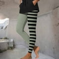 thumbnail image 5 of Wowcloth Women's Halloween Striped Print Fashion Elastic Leggings - Fitness Running Casual Pants, 5 of 9