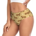 thumbnail image 2 of Balery Dachshund Dog Puppy Ropa Interior de Algodón para Mujer con Dibujo – Braguitas Cómodas y Elásticas, Estilo Clásico-XX-Large, 2 of 6