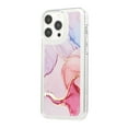 thumbnail image 4 of SaniMore Case for iPhone 14 Pro, Shockproof Ant-fall TPU Backplane Marble Stylish Pattern for Girls Women No-Yellowing Slim Lightweight for iPhone 14 Pro, Rosegold/White, 4 of 11