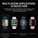 thumbnail image 5 of Monitor de ritmo cardíaco, 1,57 IN HW12 Smart Watch pantalla táctil Fitness Watch características de vanguardia, 5 of 8