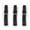 Black, variant on IH Scout 1961-1980 Standard 2 Point Burgundy Lap Bench Seat Belt Kit - 3 Belts