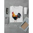 thumbnail image 3 of SPIdeals Mens Graphic Tee - A Rooster - Regular Fit 100% Cotton, 3 of 4