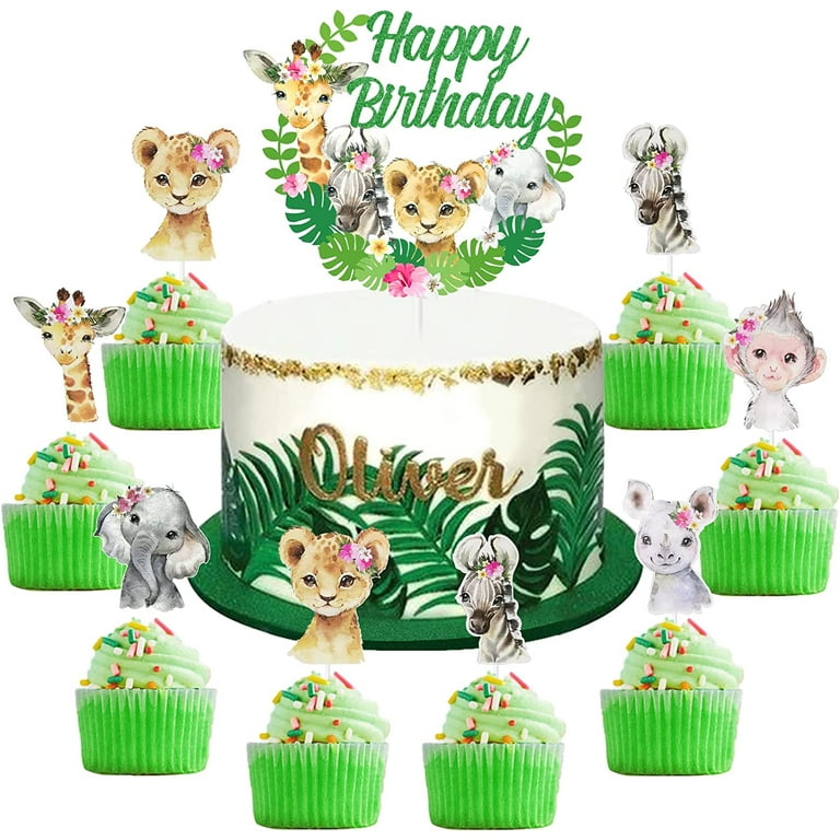Safari cake topper safari birthday birthday decoration baby 