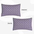 thumbnail image 2 of Gukieu Anchors Print Plush Pillow Cover, Hidden Zipper Pillow Protector without Pillow Core, Suitable for Bedroom, Office, Car Decoration-16"x24", 2 of 6