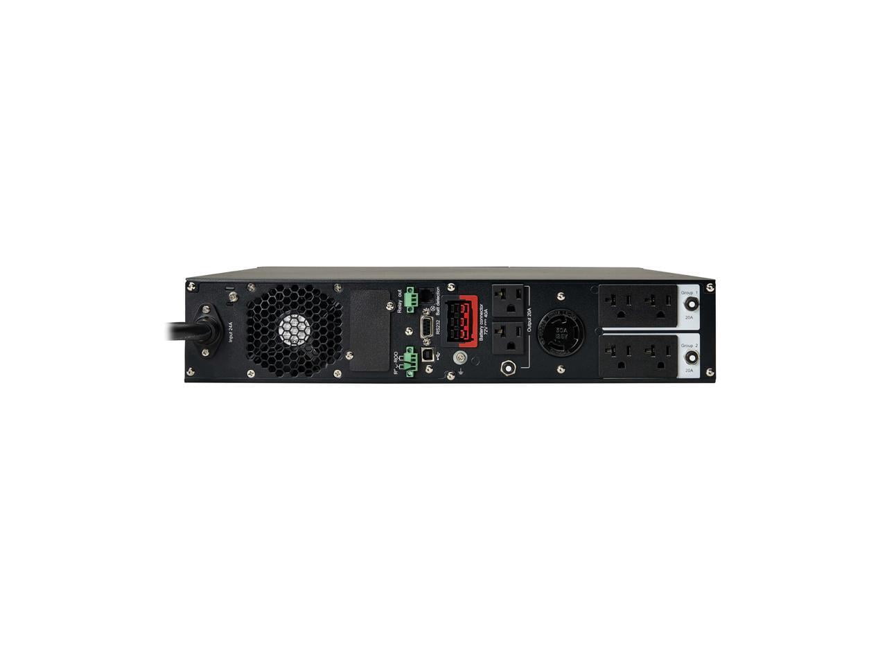 SMART ONLINE UPS 3000VA 120V RM 2700W 2U LCD USB DB9 EXT RUN 9 OUT