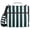 Dark Green and White Striped, variant on 3 Ring Zipper Binder with Shoulder Strap Waterproof Trapper Keeper 2 Inch D-Ring 500 Sheets Capacity Modena Purple and White Striped
