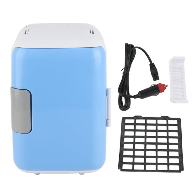 Refrigerador pequeño para automóvil, 4L Refrigerador para automóvil Gran capacidad Tamaño pequeño Revestimiento de grado alimenticio Refrigerador Calentador Mini refrigerador para dormitorio Of