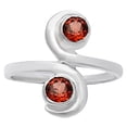 thumbnail image 3 of Hessonite Garnet - Madagascar 925 Sterling Silver Ring s.5 Jewelry DGR1129_A_5 R-1230, 3 of 7