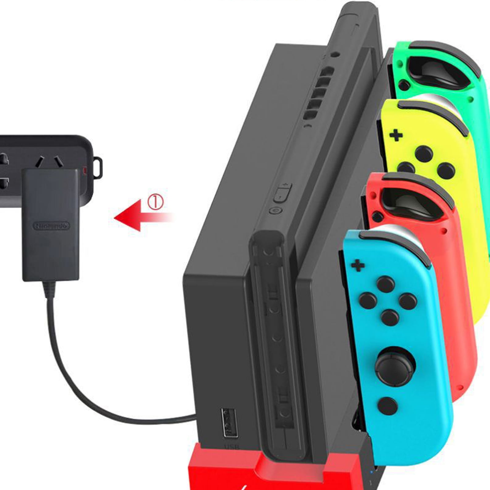 Yunnyp Charging Charger Dock for Nintendo Switch & Switch OLED Model
