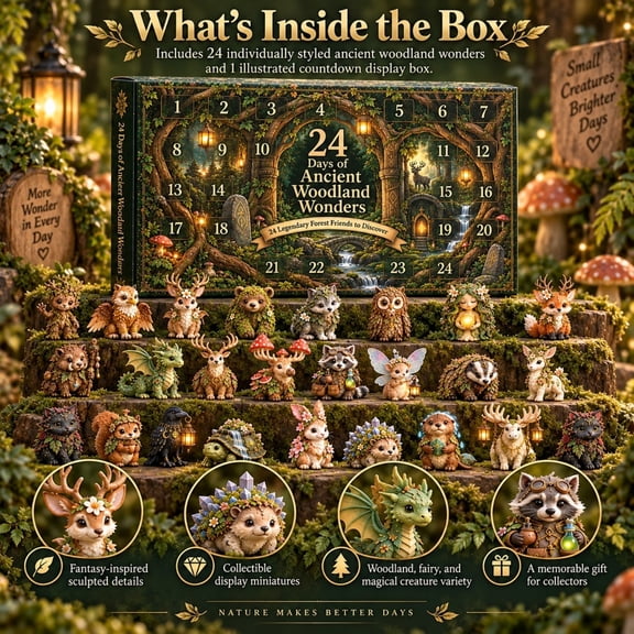 2026 Christmas Enchanted Winter Fairy Guardian 24 Day Advent Calendar ...