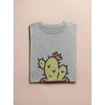 thumbnail image 3 of Cute Cactus Buddy T-Shirt Women -Smartprints Designs, Female Small, 3 of 4