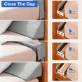 thumbnail image 4 of Oaskys Headboard Wedge Pillow – Adjustable Triangle Support Cushion with Side Pocket, Ergonomic Bed Wedge Pillow for Reading & Acid Reflux Relief, 4 of 7