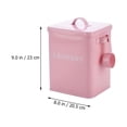 thumbnail image 2 of SHINYPASING 1Set Pink Iron Laundry Detergent Storage Box for Homeowners, 2 of 8