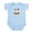 Sky Blue, variant on CafePress - I Love Cheeseburgers Infant Bodysuit - Baby Light Bodysuit, Size Newborn - 24 Months