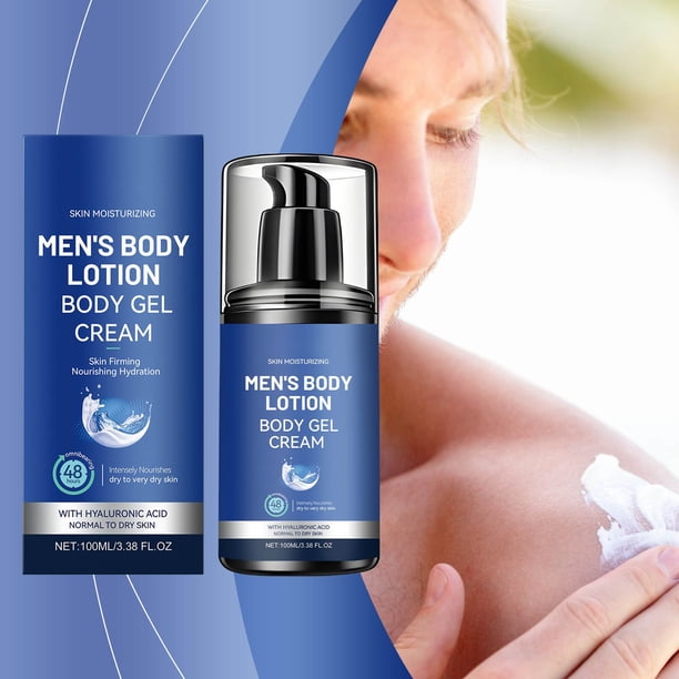 Cremas y lociones para manos. Hidratante corporal para hombre. Hidrata y humecta. Emolientes y previenen la sequedad. Hidrata y mantiene la piel hidratada. Crema facial de 100 ml.
