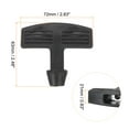 thumbnail image 2 of Recoil Handle Pull Starter 2.83"x2.48"x0.83" for Lawn Mower, Generator, Engine Power Equipment Black Pack of 3, 2 of 4