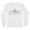 White, variant on Skyline Miami Florida Long Sleeve Shirt Unisex Large White