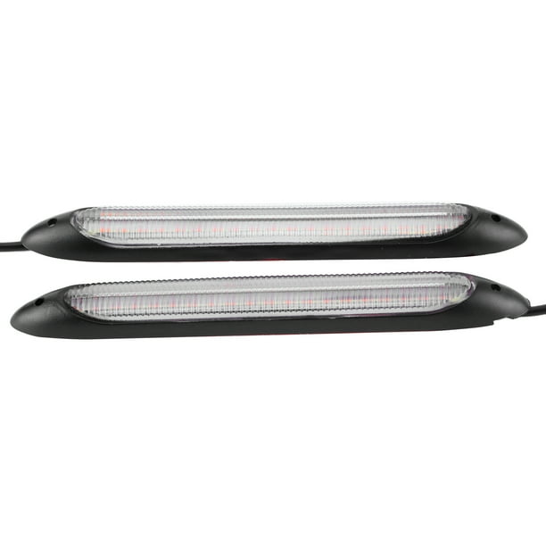 Tira de luces de circulación diurna, par de luces LED de circulación diurna universales para automóvil, accesorio modificado para automóvil probado y confiable