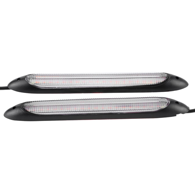 Barra de luces de circulación diurna, par de luces LED de circulación diurna para automóvil, accesorio modificado para automóvil, uso conveniente