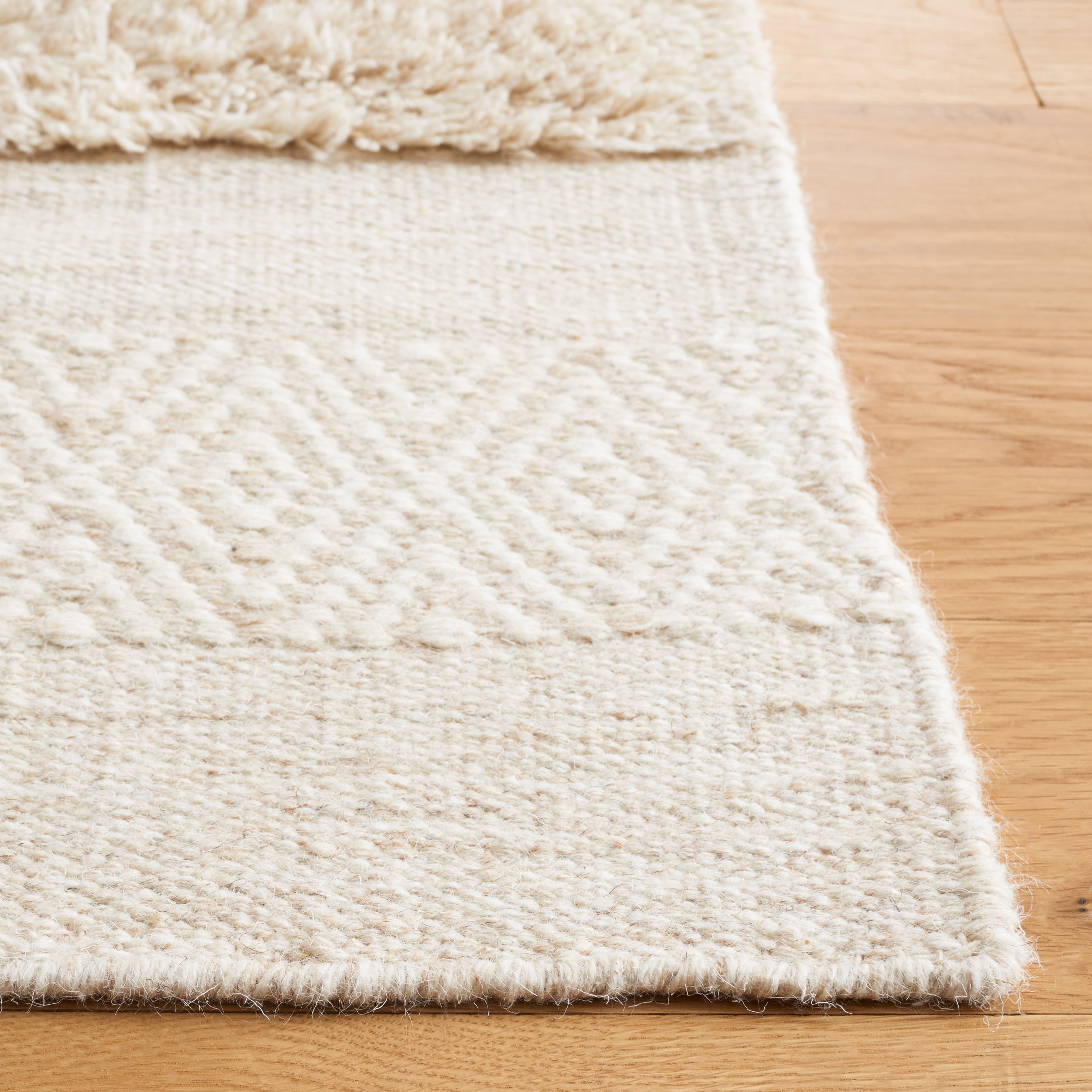 SAFAVIEH Vermont Zavier Stripe Runner Rug, Ivory/Beige, 2'3" x 8'