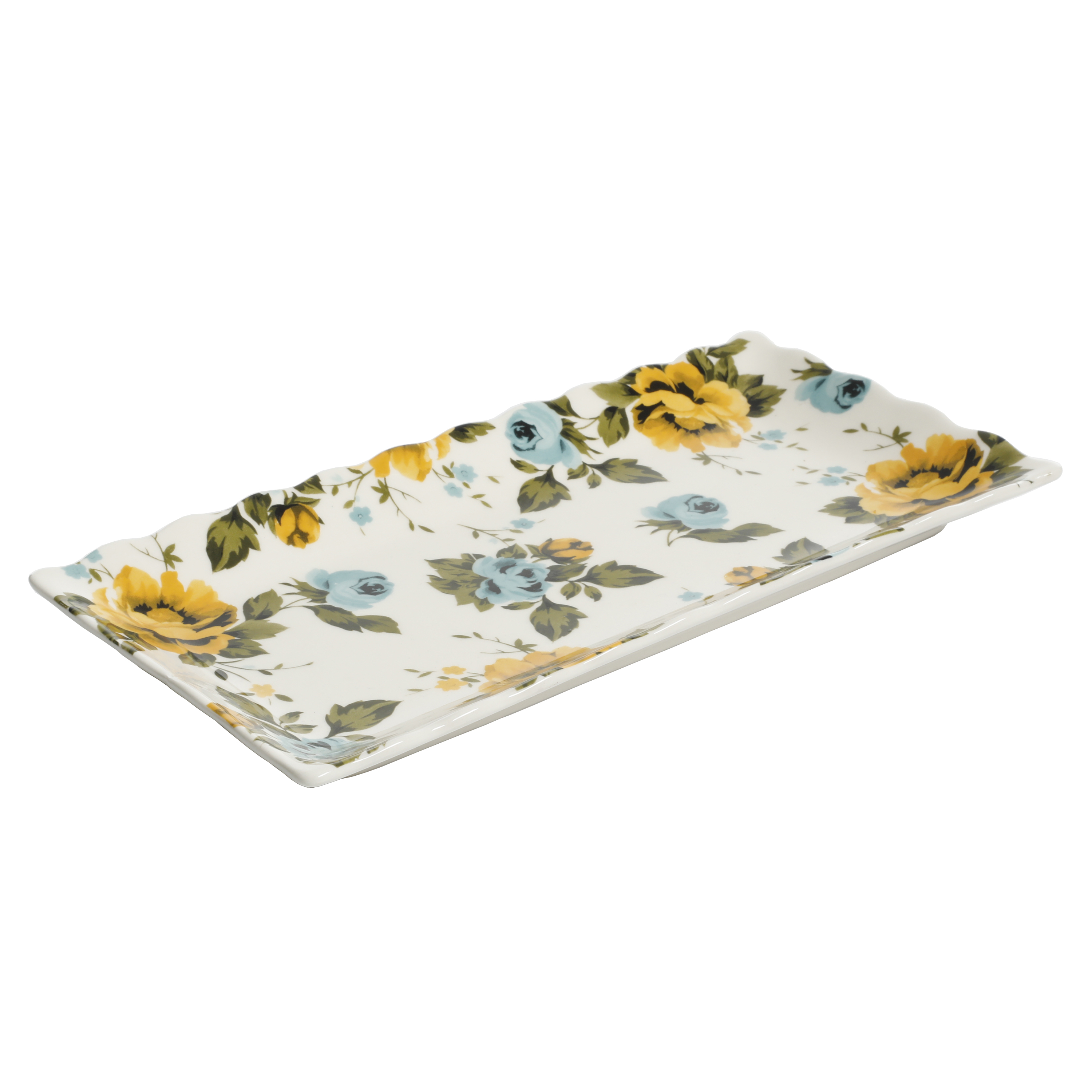 The Pioneer Woman Floral Medley 3-Piece Stoneware Serving Platters photo 7